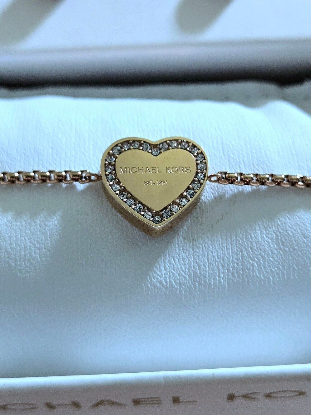 ✨️HP✨️ Michael Kors Rose🌹 Gold💛 Heritage Heart Set - NIB - Picture 4 of 16